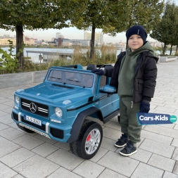 Электромобиль Mercedes-Benz Maybach G650 AMG 4WD синий, фото 4