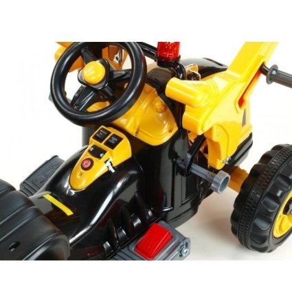 Детский электромобиль трактор на аккумуляторе желтый — JS328B-Y, фото 4