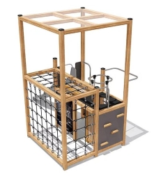 Игровой комплекс Эко Кубус VST 4508/2 для детской площадки, фото 2 Игровой комплекс Эко Кубус VST 4508/2 для детской площадки, фото 2