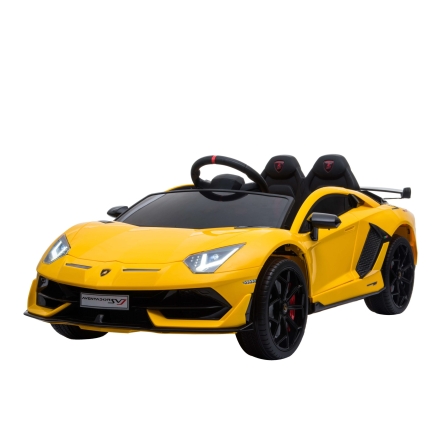 Электромобиль Lamborghini Aventador SVJ 12V HL328 желтый, фото 1