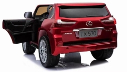 Детский электромобиль Lexus LX570 4WD MP4 - DK-LX570-RED-PAINT-MP4, фото 8