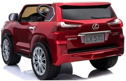 Детский электромобиль Lexus LX570 4WD MP4 - DK-LX570-RED-PAINT-MP4, фото 5