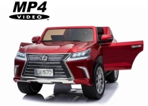 Детский электромобиль Lexus LX570 4WD MP4 - DK-LX570-RED-PAINT-MP4