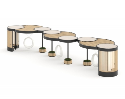 КОНСТРУКЦИЯ ДЛЯ УЛИЧНЫХ ПЛОЩАДОК PERGOLA «PR-00.03-01», фото 1