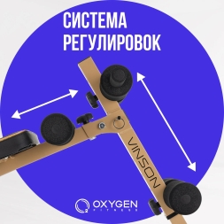 Скамья для пресса изогнутая домашняя OXYGEN FITNESS VINSON, фото 14