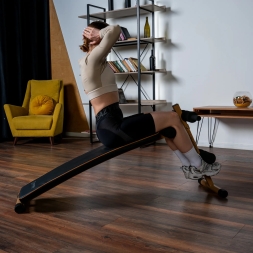 Скамья для пресса изогнутая домашняя OXYGEN FITNESS VINSON, фото 10