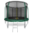 Батут премиум 10FT с внутренней страховочной сеткой и лестницей, темно-зеленый, ARL-TP-1003_I_DG