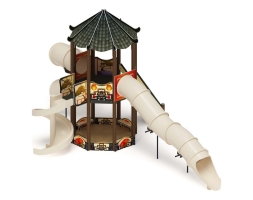 Детская игровая площадка Карнавал (Шанхай) ДИК 2.22.01-02 H=2000 винтовой скат, горка-труба, фото 2 Детская игровая площадка Карнавал (Шанхай) ДИК 2.22.01-02 H=2000 винтовой скат, горка-труба, фото 2