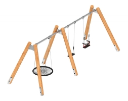 Качели Лиственница ИО 13.Р.05.01.03.01-Л, фото 4