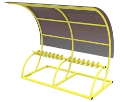 Парковка для самокатов с навесом Нарцисс 