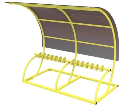 Парковка для самокатов с навесом Нарцисс , фото 1