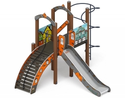 Детская игровая площадка Играйте с нами Город ДИК 2.01.1.02-01 H=1200, фото 1