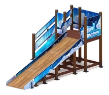 Горка Зима (снежная королева) (под анкера) - ИО 49.01.01-14.И1 - Н=1500 Горка Зима (снежная королева) (под анкера) - ИО 49.01.01-14.И1 - Н=1500