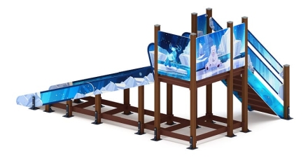 Горка Зима (снежная королева) (под анкера) - ИО 49.01.01-14.И1 - Н=1500, фото 3