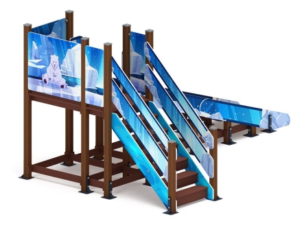 Горка Зима (снежная королева) (под анкера) - ИО 49.01.01-14.И1 - Н=1500, фото 2