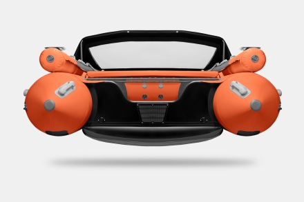 GLADIATOR E 420 X Expedition Оранжево-темносерый моторная лодка ПВХ, фото 6