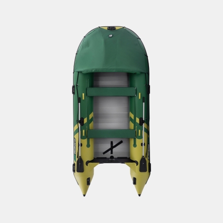 Gladiator C 420 AL ACTIVE Зелено-оливковый моторная лодка ПВХ Алюминиевый пайол, фото 4
