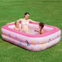 Надувной семейный бассейн Disney Princess 201х150х51, 450 л 91056