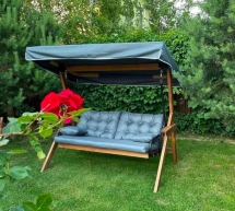 Качели LYON трехместные из лиственницы Качели LYON трехместные из лиственницы