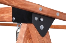 Качели LYON трехместные из лиственницы Качели LYON трехместные из лиственницы