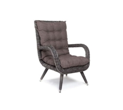 Толедо лаунж-зона из искусственного ротанга, цвет графит, фото 5