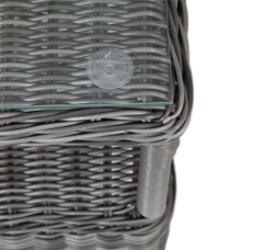 Толедо лаунж-зона из искусственного ротанга, цвет графит, фото 3