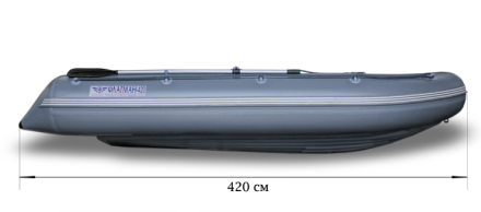 Лодка ПВХ Флагман 420 НДНД надувная под мотор, фото 3
