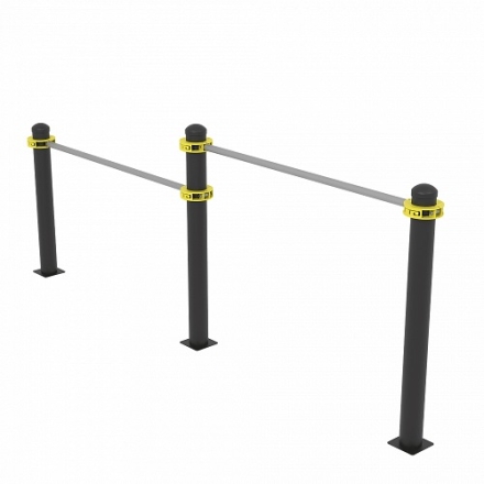 Перекладины разноуровневые для норм ГТО S727 IronKing, фото 2