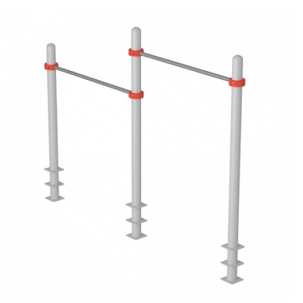 Перекладины разноуровневые для норм ГТО S727 IronKing, фото 1