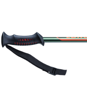 Палки для скандинавской ходьбы Longway, 77-135 см, 2-секционные, тёмно-зеленый/оранжевый