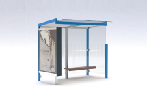 Geomere GE210b-SS павильон остановочный