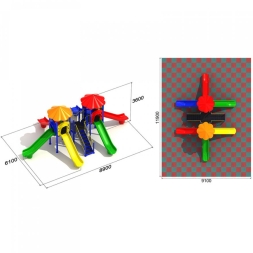 Детская площадка Водопад 4.3, фото 3 Детская площадка Водопад 4.3, фото 3