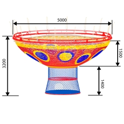 Вязаный лабиринт "Дерево" 5x3.2 м, фото 3 Вязаный лабиринт "Дерево" 5x3.2 м, фото 3