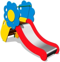 Детская горка Цветик Г042 H=650 для игровых площадок Детская горка Цветик Г042 H=650 для игровых площадок