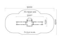 Горка двойная Крокодил 08408 для детской площадки Горка двойная Крокодил 08408 для детской площадки