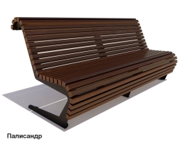 Скамейка уличная Стрит, Сосна 0,6 м, фото 2