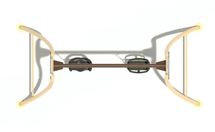 Качели Якорь бежевый для детской площадки, фото 2