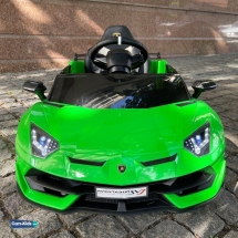 Электромобиль Lamborghini Aventador SVJ A333MP зеленый Электромобиль Lamborghini Aventador SVJ A333MP зеленый