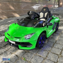 Электромобиль Lamborghini Aventador SVJ A333MP зеленый Электромобиль Lamborghini Aventador SVJ A333MP зеленый