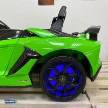 Электромобиль Lamborghini Aventador SVJ A333MP зеленый Электромобиль Lamborghini Aventador SVJ A333MP зеленый