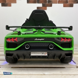 Электромобиль Lamborghini Aventador SVJ A333MP зеленый, фото 5