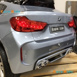 Электромобиль BMW X6M Mini JJ2199 серебристый, фото 6