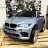 Электромобиль BMW X6M Mini JJ2199 серебристый