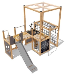 Игровой комплекс Эко Кубус VST 4508 для детской площадки, фото 1 Игровой комплекс Эко Кубус VST 4508 для детской площадки, фото 1