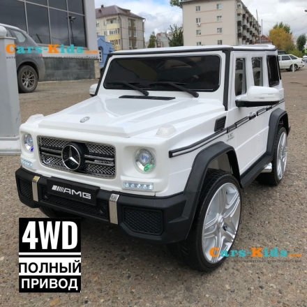 Электромобиль Mercedes-Benz G65 AMG 4WD белый, фото 1