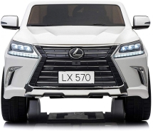 Детский электромобиль Lexus LX570 4WD MP4 - DK-LX570-WHITE-MP4