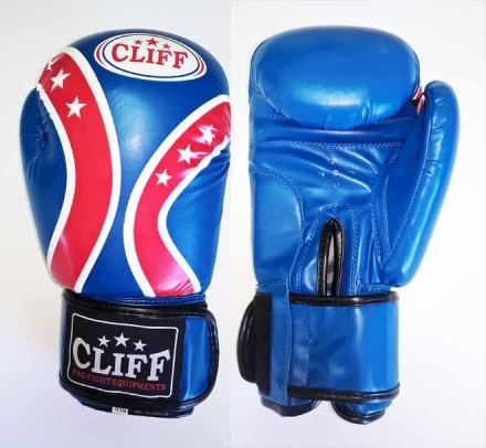 Перчатки бокс FIGHT STAR (FLEX) 10 oz синие, фото 1