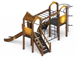 Детская игровая площадка Рада Эко ДИК 2.01.2.07-02 H=1200, фото 2 Детская игровая площадка Рада Эко ДИК 2.01.2.07-02 H=1200, фото 2