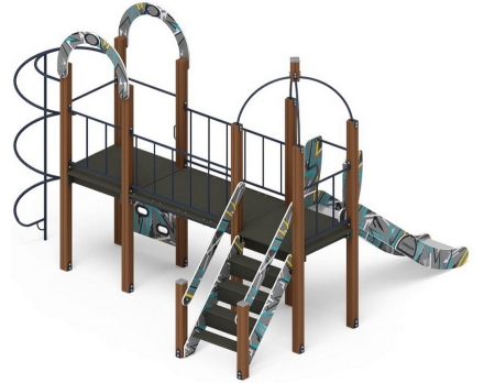 Детская игровая площадка Навина Н 1200 ДИК 2.09.03-01, фото 2