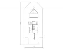 Детская игровая площадка Лагуна Парусник ДИК 2.03.3.02-05